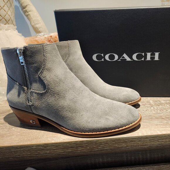 Coach Booti - Suede and Leather Size 6 - Picture 1 of 8
